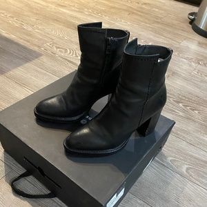 Rudsak Black Leather Ankle Boots